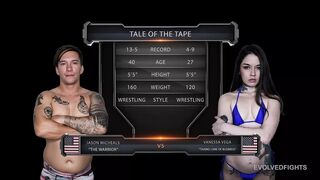 Vanessa Vega vs Jason Michaels - Vanessa Ready to Pull Off An Upset