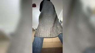Stepdaughter Squirting Cream pie in Doggystyle