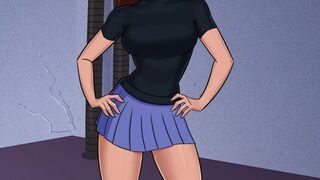 Something Unlimited - Attractive Batgirl shows off and rides Lex Luthor