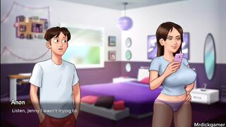 Sexy youngster girl gets her melons squeezed by her stepbrother