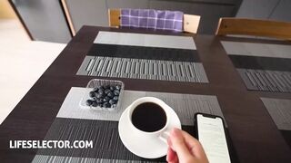 Screwing Your Charming Spex Chick Roomate Maya Lis in a POINT OF VIEW Sex Romp Until You Sperm