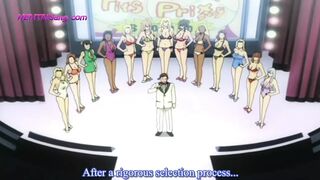 Boobalicious Gym Hoes Oil Up and Ride New Dude Until He Begs for Release - CARTOON UNCENSORED (English Subtitles)