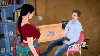 Desi Indian Bhabhi's hubby screwed the gorgeous hot doctor