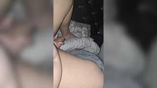 Step mom grab my meat and hand-job me hard lady