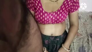 Rajasthani bhabhi's blonde bum and giant sand slept and in her house